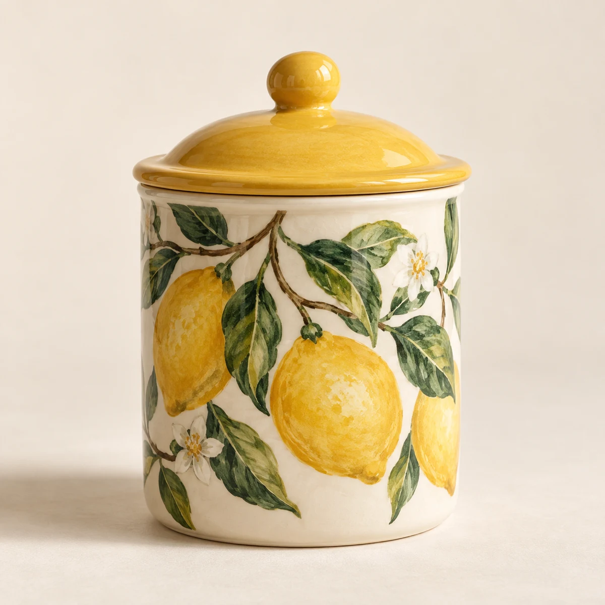 Lemon Breakfast: cream, lemons, yellow lid